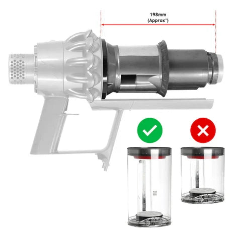 Dyson V10 | SV12 Motor Big Body & Cyclone Assembly in Red | 969596-07