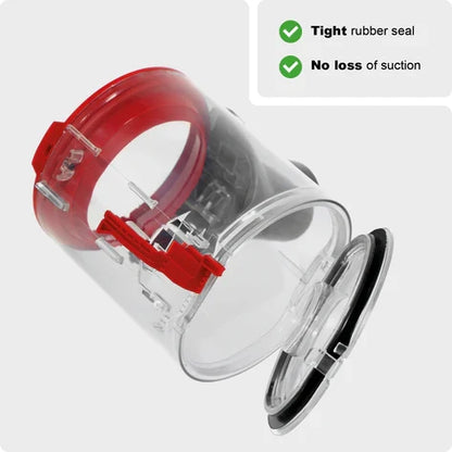 Dyson V8 V7 Bin |  Vacuum Clear Container Dust Bin V7 V8 SV10 SV11 |  967699-01C