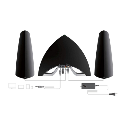 e3360 Prisma Encore 2.1 Bluetooth Audio Speakers