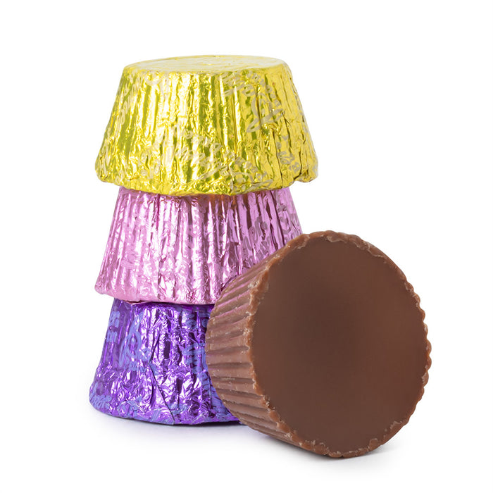 Easter Peanut Butter Cups Foiled Candy - 12 LB
