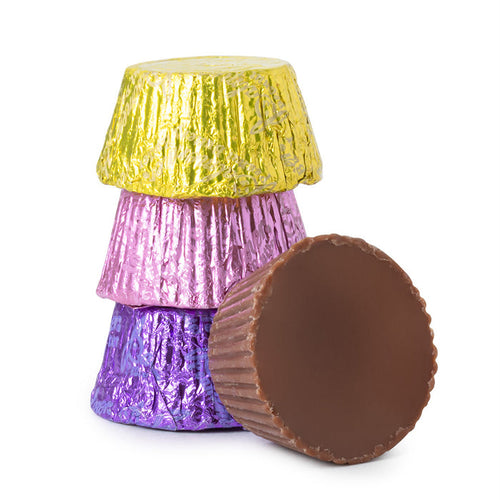 Easter Peanut Butter Cups Foiled Candy - 12 LB