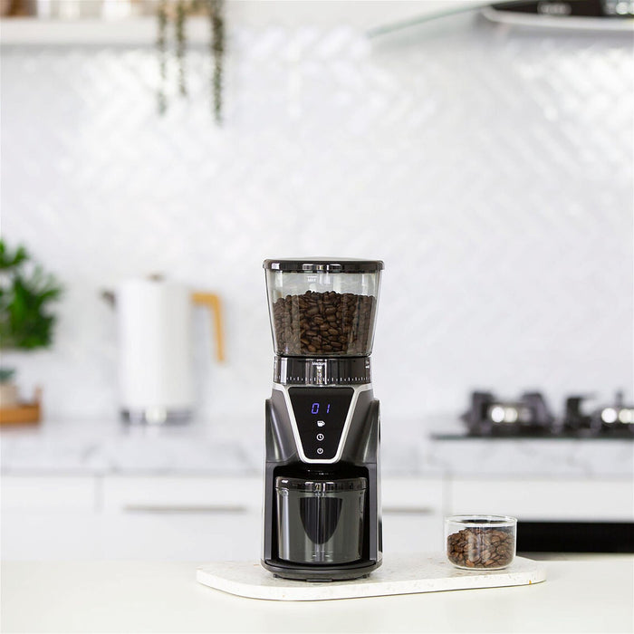 Electric Burr Coffee Bean Grinder/ 10 Cups/ 31 Grind Settings -Home Living Store - -