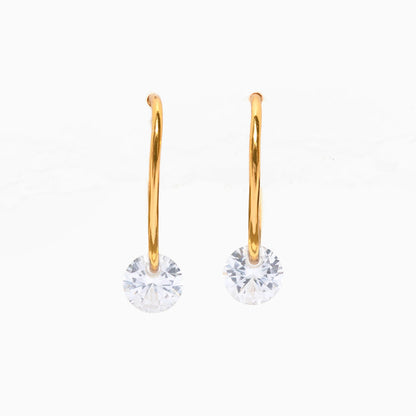 Endless Dewdrop Hoops
