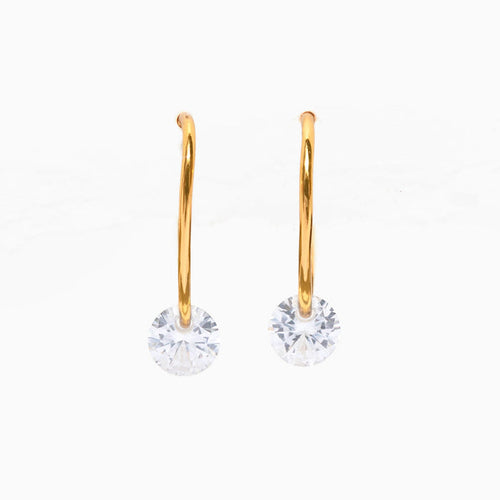 Endless Dewdrop Hoops