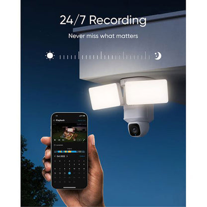 Eufy SoloCam E30 2K Outdoor Security Camera with Spotlight White | T8426321