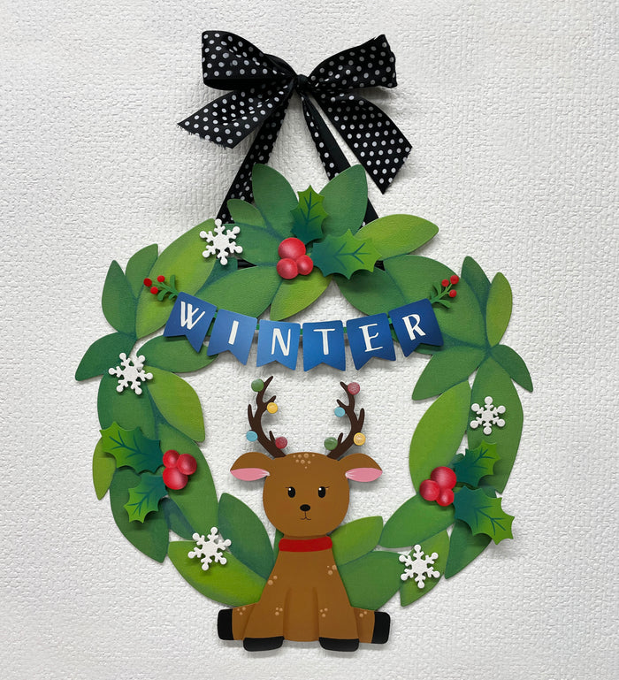Everyday Wreath Magnetic Wall Art - 16"