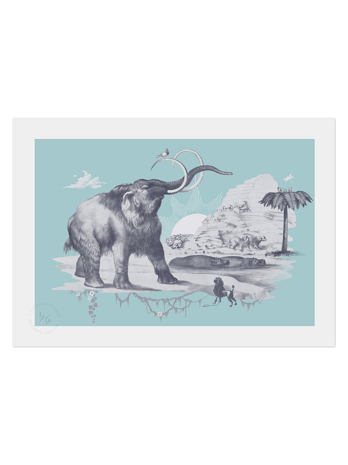 Extinctopia 'Mammoth' Limited Edition Art Print