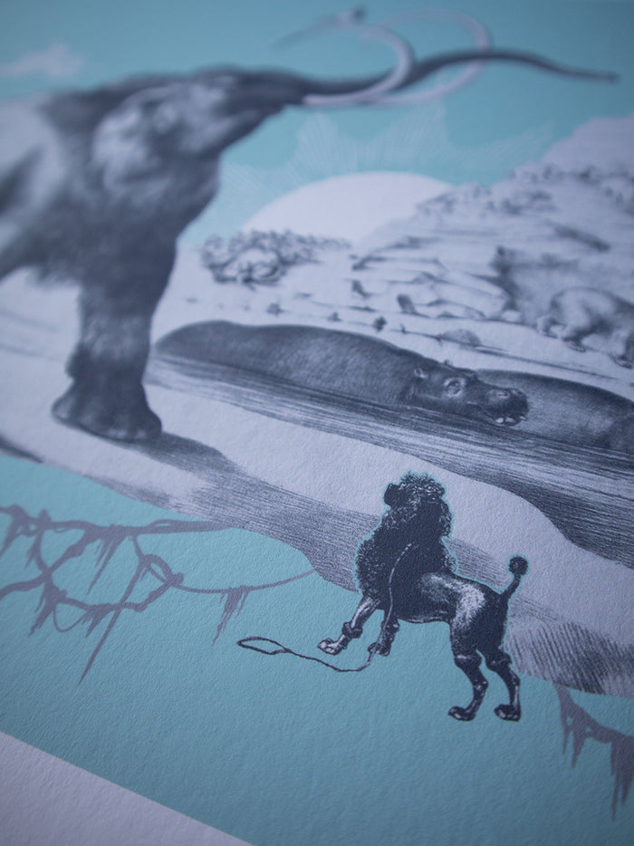 Extinctopia 'Mammoth' Limited Edition Art Print