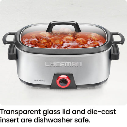 Family-Sized 6 Qt. Slow Cooker