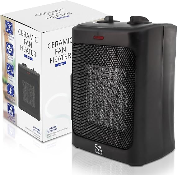 Fan Heater Ceramic mini 2000W | 1200W (2 settings plus fan mode)
