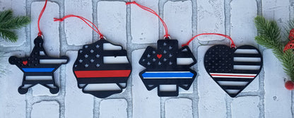 First Responder Ornaments
