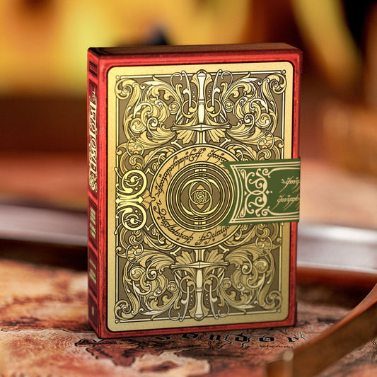 Foil and Gilded Edition LOTR Two Towers Playing Cards Playing Cards by Kings Wild Project