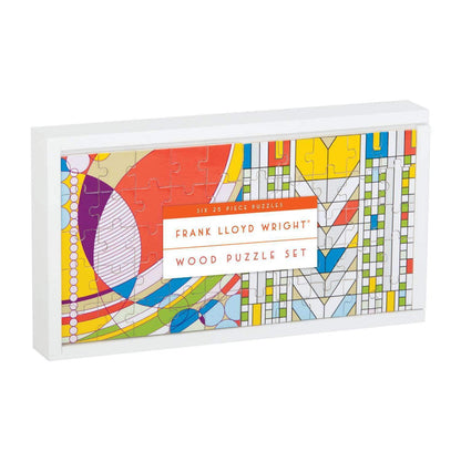 Frank Lloyd Wright Wooden Puzzle Set Wooden Puzzle Sets Galison