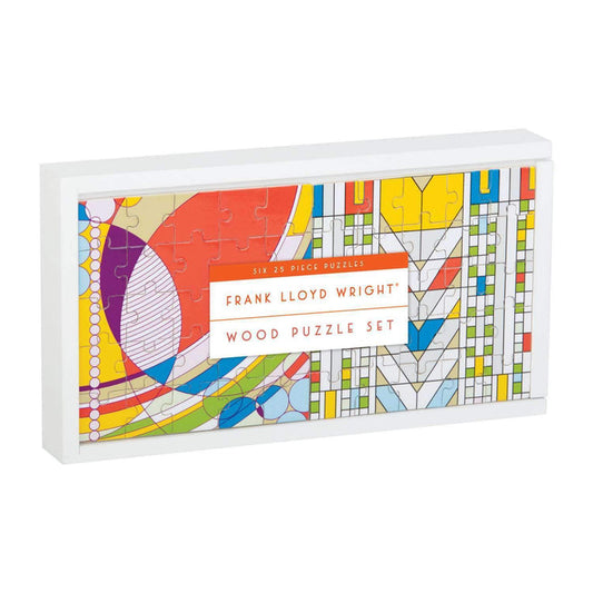 Frank Lloyd Wright Wooden Puzzle Set Wooden Puzzle Sets Galison