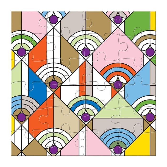 Frank Lloyd Wright Wooden Puzzle Set Wooden Puzzle Sets Galison