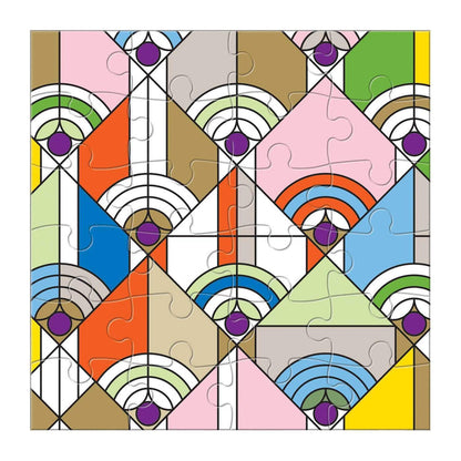 Frank Lloyd Wright Wooden Puzzle Set Wooden Puzzle Sets Galison