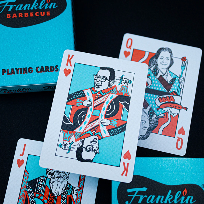 Franklin BBQ Official Playing Cards Playing Cards by Fulton's Playing Cards