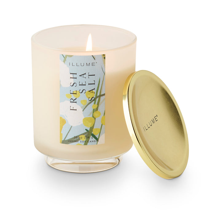 Fresh Sea Salt Signature Glass Candle