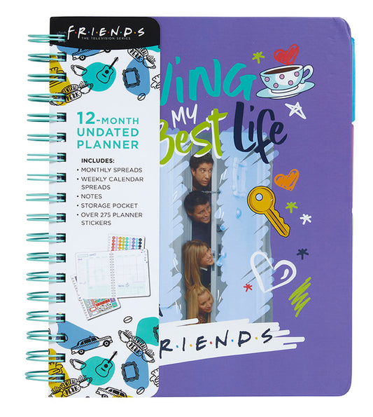 Friends: 12-Month Undated Planner