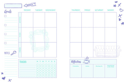 Friends: 12-Month Undated Planner