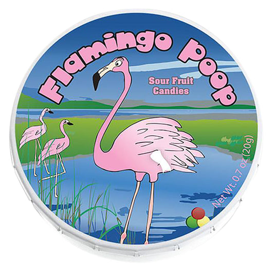Fruit Candy Amusemints Flamingo Poop Sour - 24ct