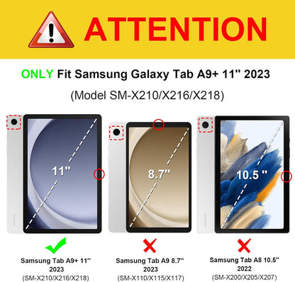 Galaxy Tab A9 Plus 11-Inch Multi-Angle Viewing Case | Fintie