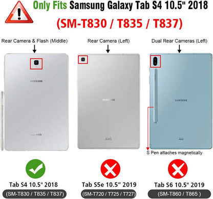 Galaxy Tab S4 10.5 2018 Turtara Shockproof Case | Fintie