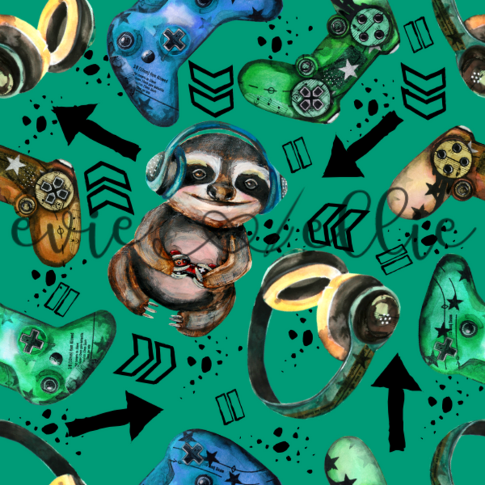 Gamer Sloth  - Multiple Colors