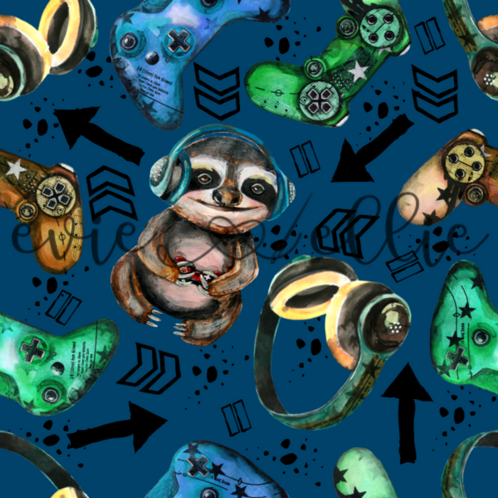 Gamer Sloth  - Multiple Colors