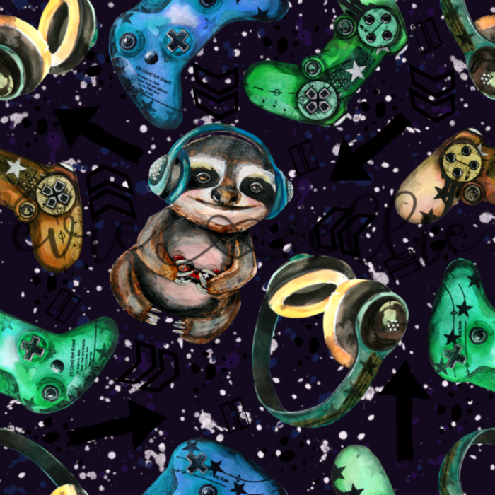 Gamer Sloth  - Multiple Colors