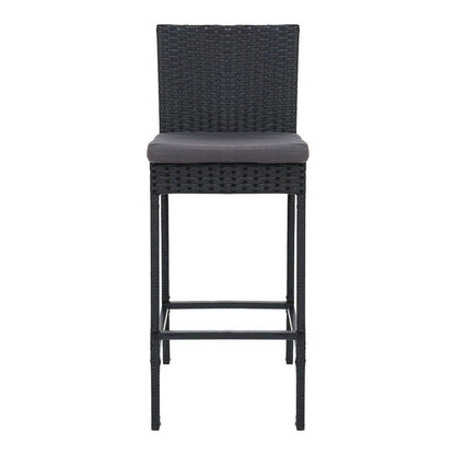 Gardeon Set of 2 Outdoor Bar Stools Dining Chairs Wicker Furniture -Home Living Store - -