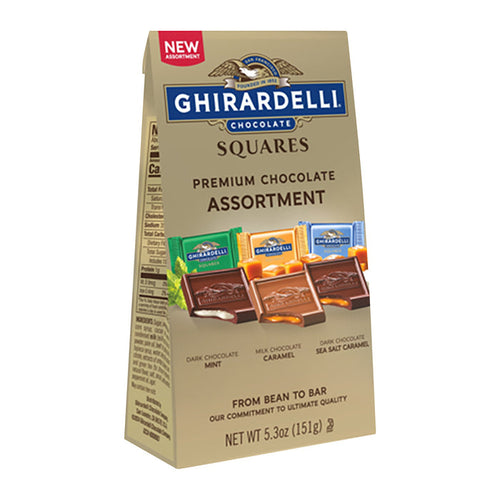 Ghirardelli Assorted Chocolate Squares Candy - 6 Count