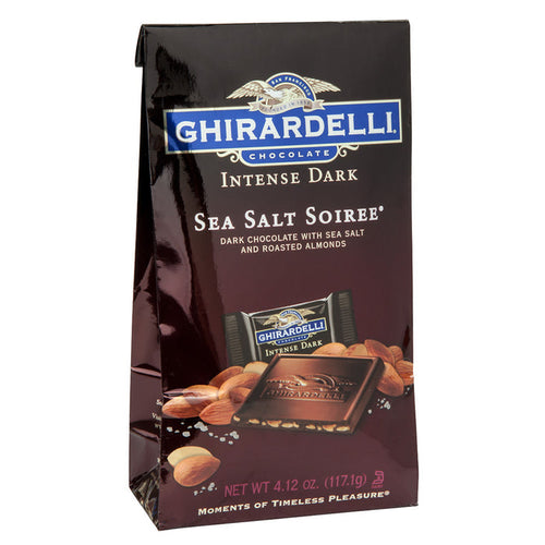 Ghirardelli Intense Dark Sea Salt Soiree Chocolate Bars - 6 Count