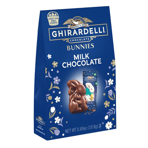 Ghirardelli Milk Chocolate Bunny Candy - 24 Count