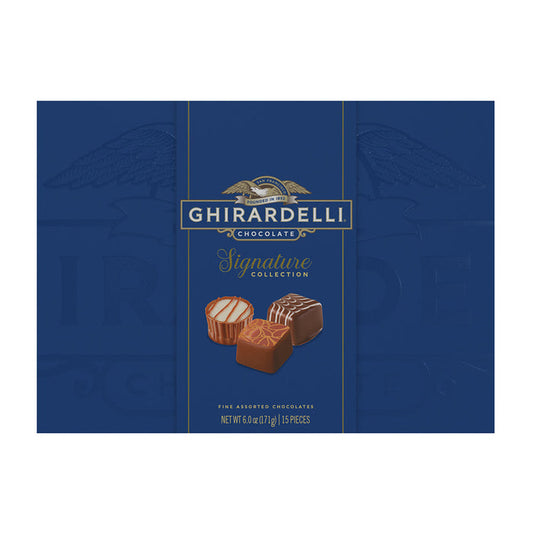 Ghirardelli Signature Collection Blue Pralines Chocolate Gift Box - 6 Count