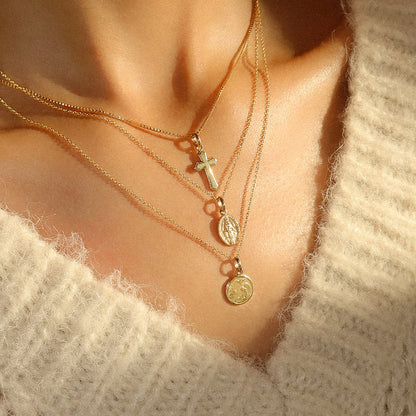 Gold Cross Necklace