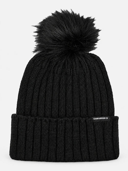 Gorro Converse Pom Beanie/ Negro — vista principal