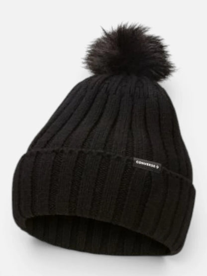 Gorro Converse Pom Beanie/ Negro