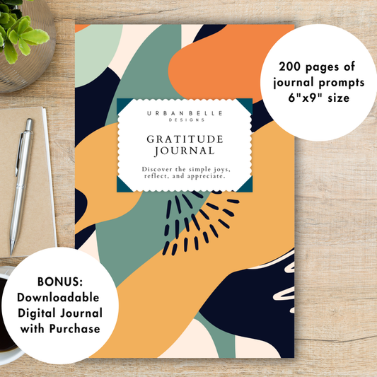 Gratitude Journal, Daily Gratitude Exercises, Positive Mindset