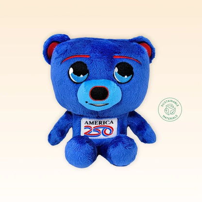 Grovii 8 Inch Midori Plushie Toy - America 250 American Bear