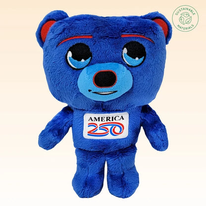 Grovii 8 Inch Midori Plushie Toy - America 250 American Bear