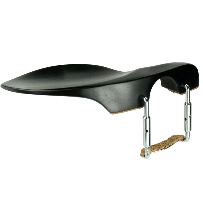 guarneri ebony violin chinrest cup depth view