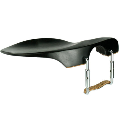 guarneri ebony violin chinrest cup depth view