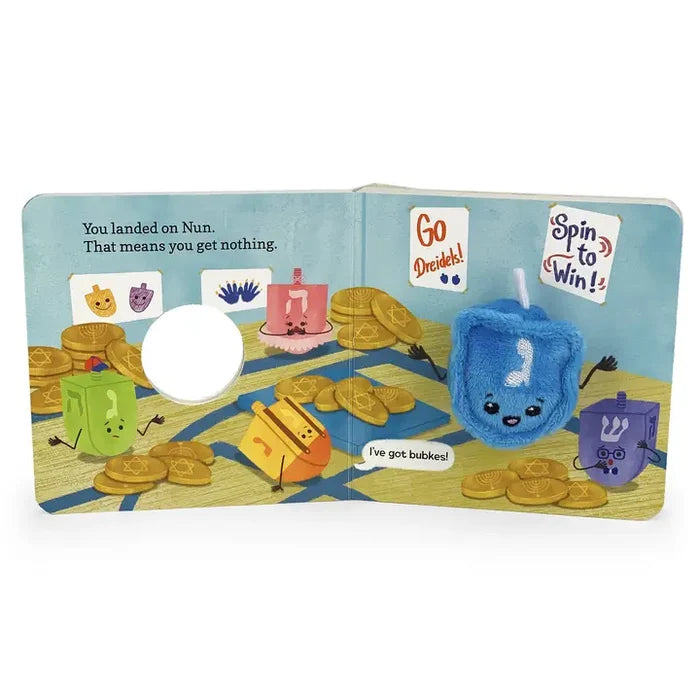 Happy Hanukkah, Little Dreidel Finger Puppet Board Book
