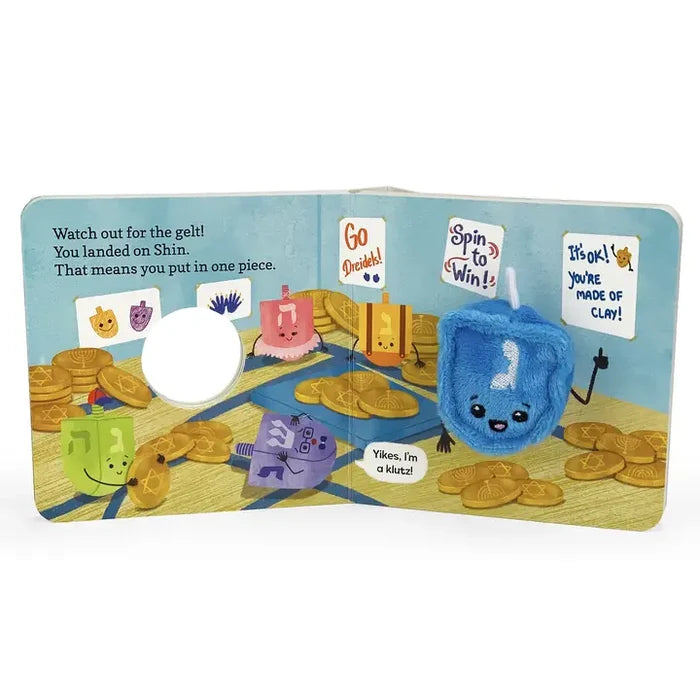 Happy Hanukkah, Little Dreidel Finger Puppet Board Book