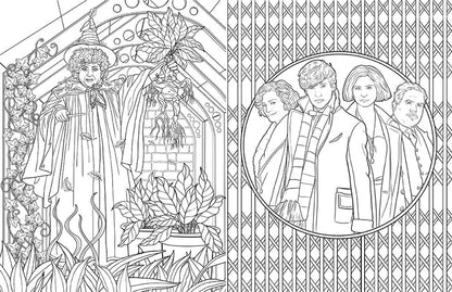 Harry Potter: Hufflepuff House Pride: The Official Coloring Book