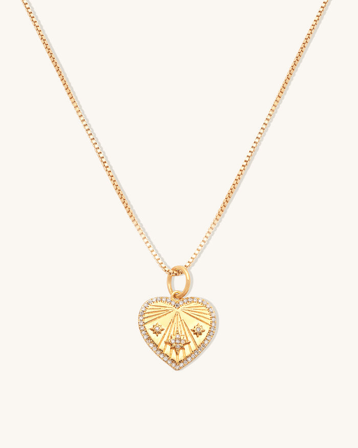 Heart-Ray Necklace