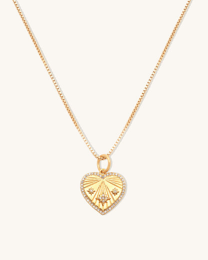 Heart-Ray Necklace