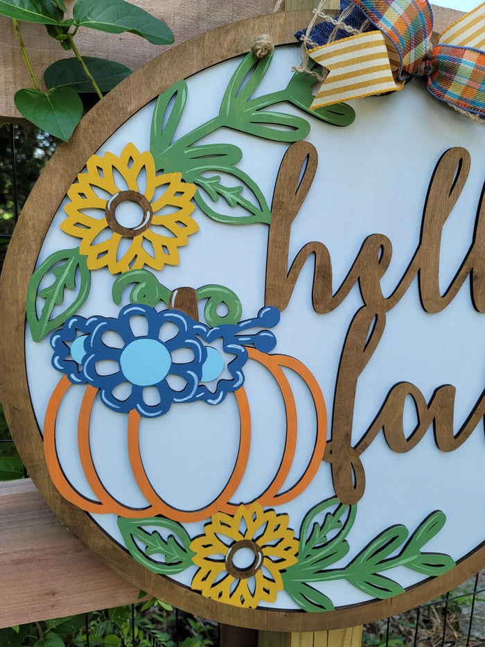 Hello Fall Door Hanger- wholesale