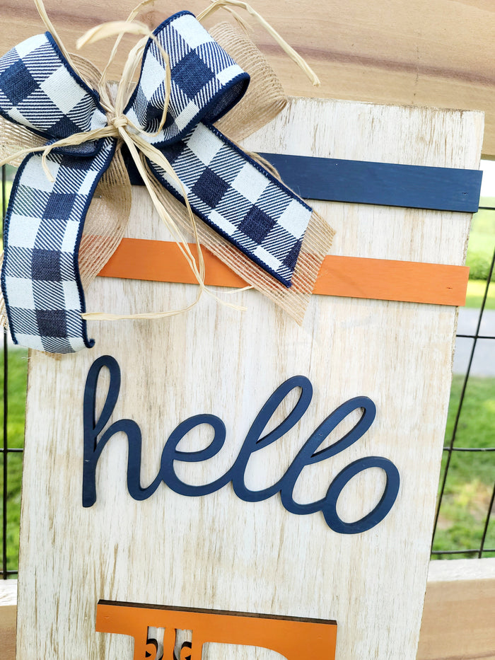 Hello Fall Porch Leaner- wholesale